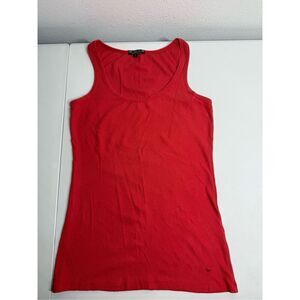 SOCCX LTD Women’s Cotton Blend Ribbed Red Tank Top Size XL Design in Germany